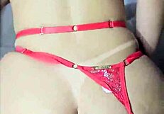 damn this reverse cowgirl ride ends with amazing creampie cum