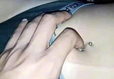 imagine teasing her belly button ring all night long