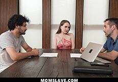 stepmom fucks to help household