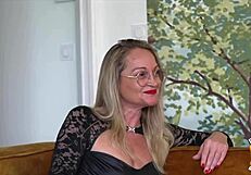 sonia milf slut huge tits lingerie fucked hard blonde french whore screams!