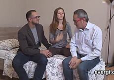 Broke Guy Watches Nasty Friend Bang Ex-Girlfriend Hardcore for Cash Payment