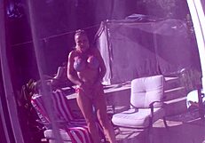 Dyanna Lauren's huge fake tits cougar milf devours monster cock in pov blowjob