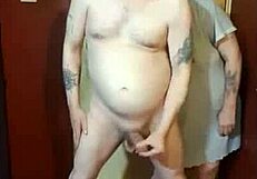 hey kelly humiliates me naked blindfolded on cam big cumshot