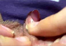 Huge Clit Pulses in Close-Up Orgasm as Amateur Pussy Lips Drip Wet