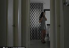 beautiful asian hotwife rides stranger cock moaning for cuckold husband