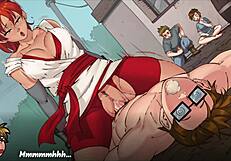 French sluts in harem heroes part 1 flaunt big asses and tits before massive cumshots