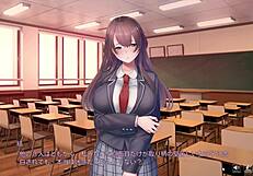 Let's dive into harem game with big titted yui! 🔥🎮