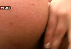 Fat Ass Bitch Fingers Juicy Wet Shaved Cunt Closeup