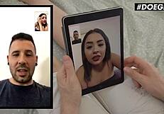 Watch Kitty Love Slurp Every Drop of Cum from BF's Cock in Passionate Close-Up Suck!