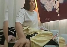 hey, out with my cute colombian cousin-in-law... finally alone 😏 homemade fun ahead 👫