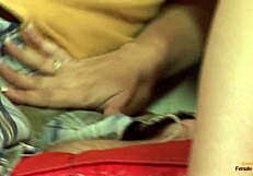 Blonde Cody's cowgirl ride after sloppy blowjob!