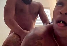 sexy busty ebony marrijanee fucked hard doggystyle by neighbor