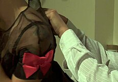 asa akira's ass fingered deep while pounded doggystyle in pantyhose