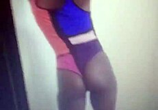 step sister shakes her hips dancing smooth