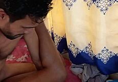 Sucking big black cock then doggy cum on my ebony pussy!