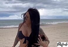 Hot Beach Latina Gets Her Tight Pussy Pounded Hard After Beach Meetup.