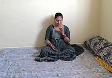 desi puja bhabhi bounces wildly on thick cock craving every inch.