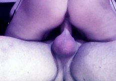 i'm filling my shaved pussy and ass with hard cock then lapping up that hot facial jizz