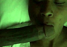 Brownskin Princess Devours Massive Black Monster Cock Head to Base!