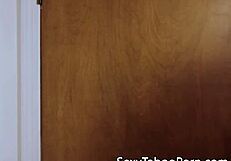 Gorgeous babe bent over for deep pounding