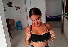Will this 18yo latina stepsis beg for her stepbro's cock deep in her tight pussy?