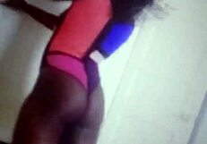 step sister shakes her hips dancing smooth