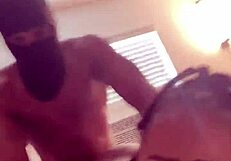 sexy busty ebony marrijanee fucked hard doggystyle by neighbor