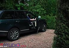 nurse sneaks in for patient's deepthroat cum swap: curvy costume slut milks every drop