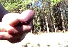 Clitlicker662 Flashes Orgasm in Forest Update 13