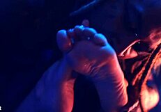 Watch me dominate your big ass with heels feet and footjobs? 