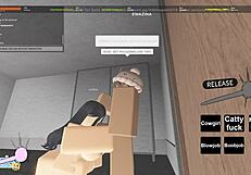 roblox whore spreads legs for virtual cock pounding session