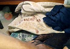 my oiled ass slips fingers in easy while landlord's curved dick bangs me