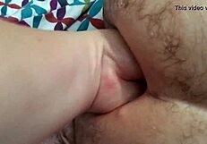 Wife's Fist Stretches Husband's Hole Wide Open!