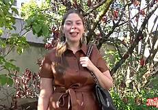 alice belle ready for mmf 3some with two huge cocks pounding her big tits milf ass in lingerie?