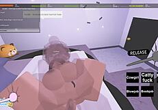 roblox whore spreads legs for virtual cock pounding session