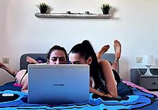 briseida myers and malafalda... umm they taste each others sweet shaved pussies and lick skinny asses