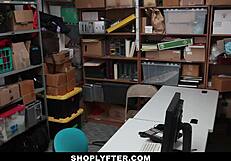 Petite lily jordan slut fucked hard by cop after shoplift bust