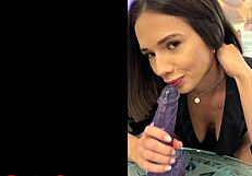 Petite Hispanic Dildo Play And Juicy Fingering