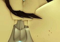 Big Tits Bunny Girl's Ass and Pussy Ruined by Phoenix's Monster Cock!