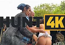 Hunt4k Hot Brunette Gypsy Rides POV Cock Outdoors Before Family Spots Us