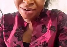 Blessing Ochanya Jonah sneaks a quick masturbation break in the office bathroom.