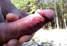 Clitlicker662 Flashes Orgasm in Forest Update 13