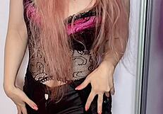 findom goaldigger's addicted to me song in fishnets body stockings domination