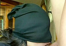 Gulping His Hot Cum Down in Steamy Dorm Suck Session