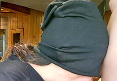 Gulping His Hot Cum Down in Steamy Dorm Suck Session