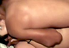 Hidden camera spies sultry mexican milf bent over in bedroom bliss