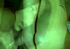 Amateur tattooed milf takes big black cock deep in her ass pov style