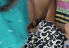 Pregnant Wife Watches Friend Ride Hubby's Cock Doggy on Ranch