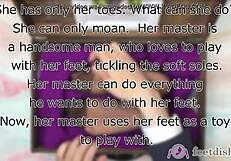 Lilly's Secretary Nylon Feet Tickled in Box