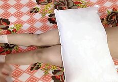 Skinny Punjabi Girlfriend's Juicy Tight Pussy Fucked Nude by Boss Close Up